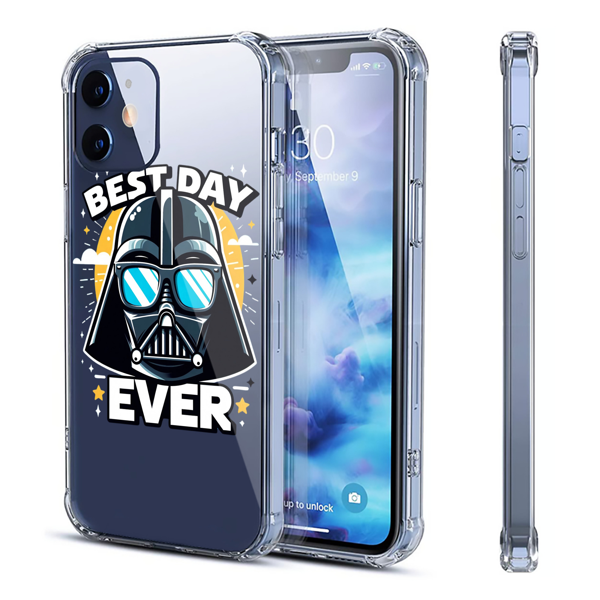 （画像用） スター・ウォーズ Star Wars 【iPhone 12シリーズ対応】透明スマホケース（クリアソフトケース）